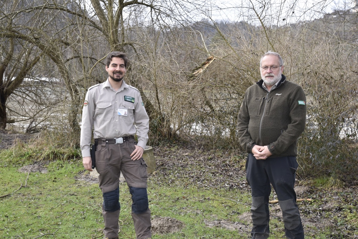 Beat Gisler (rechts) war zehn Jahre lang Leiter des Rangerteams. Nun hat Dario Bayani diese Aufgabe übernommen.