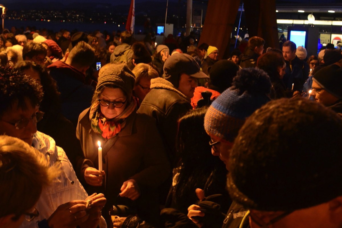 Das Friedenslicht kam am Sonntag in Zürich an.