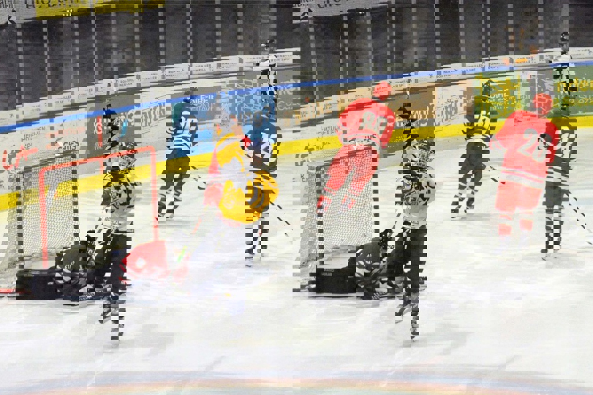 Dennis Briotti (Mitte) bejubelt seinen Treffer zum zwischenzeitlichen 1:1-Ausgleich. Dennis Briotti (Mitte) bejubelt seinen Treffer zum zwischenzeitlichen 1:1-Ausgleich.