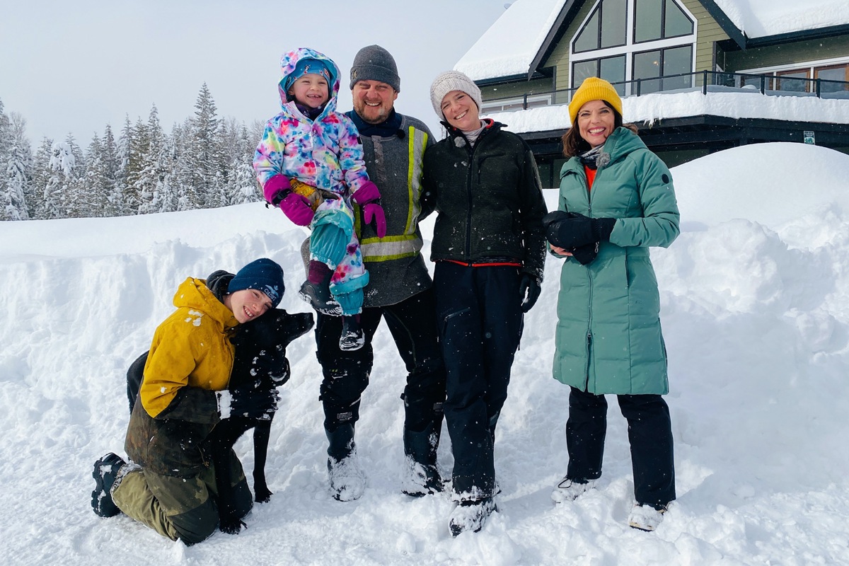 Von rechts nach links: SRF-Redaktorin Mona Vetsch war fünf Tage in Kanada bei Simone Von rechts nach links: SRF-Redaktorin Mona Vetsch war fünf Tage in Kanada bei Simone