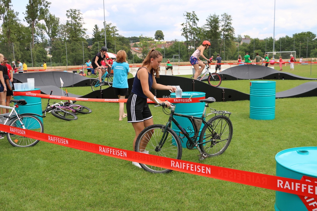 Im Rahmen von "100 Jahre Ferdy Kübler" spielten bei diversen Disziplinen Fahrräder eine wichtige Rolle.