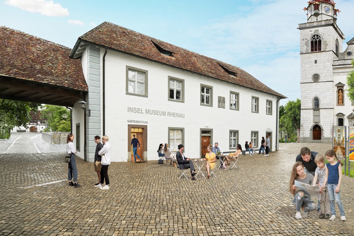 Den Zuschlag des Portierhauses für seine Belange stuft der Verein Inselmuseum als Gewinn ein, als Verlust den Saal im Abttrakt.
