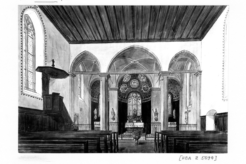 Bergkirche Planzeichnung HBA Z 5094 20.02.192510