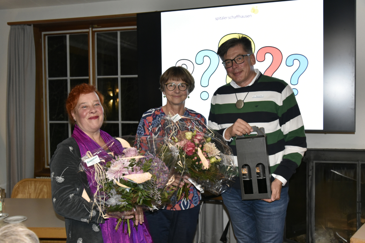 Drei Referenten klärten über Demenzerkrankungen auf: Heike Gauss, Margrit Ueltschi und Hermann Raischle.