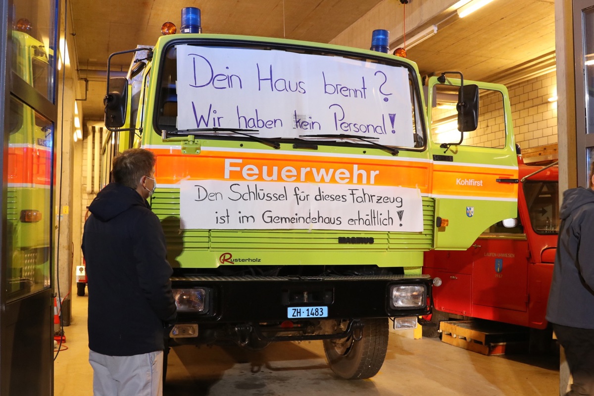 Der Hilferuf der Feuerwehr Kohlfirst im Herbst führt in einem ersten Schritt zu einer Zusammenarbeit mit der Feuerwehr Weinland. Ab 2023 sollen die zurzeit zwei Zweckverbände zu einem werden