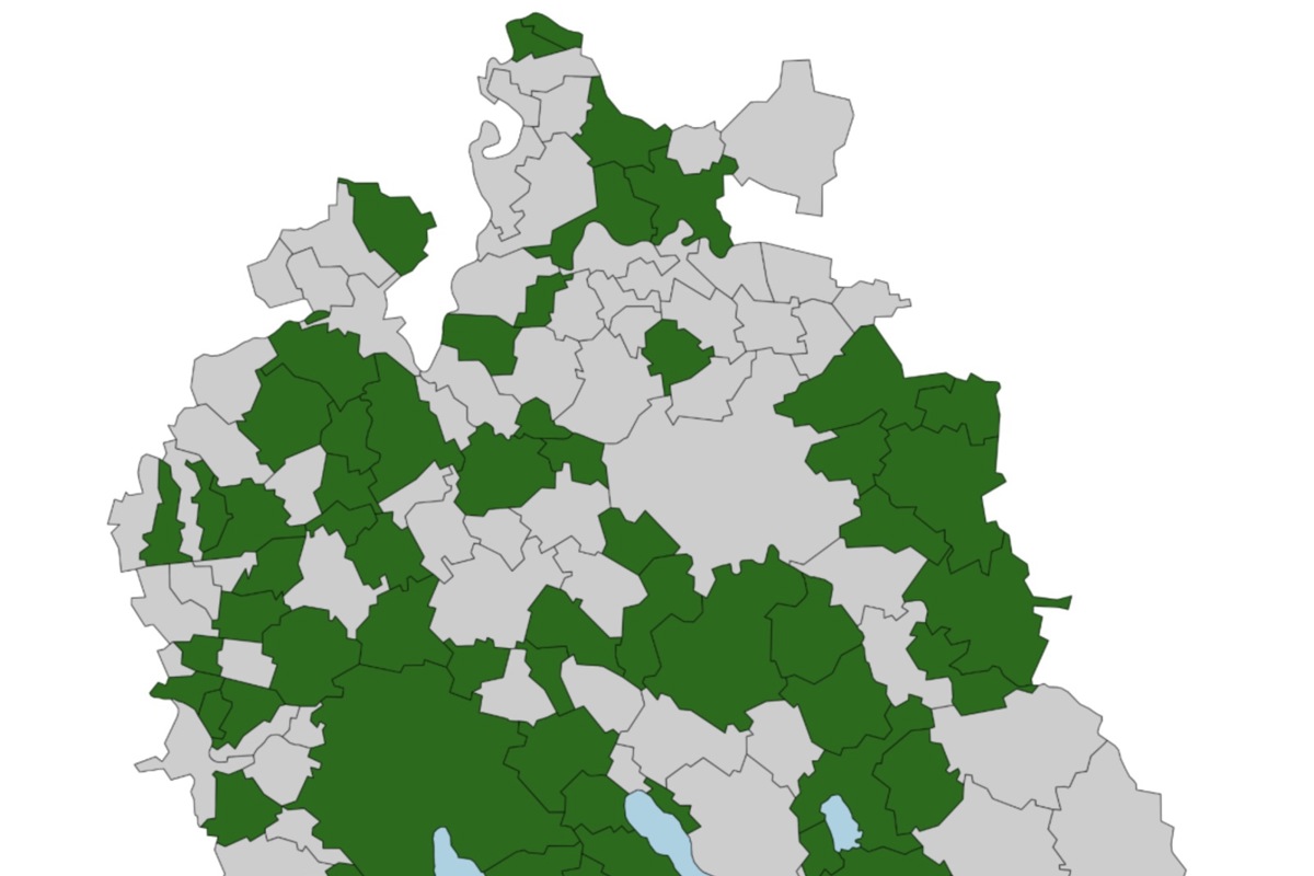 Aktuell sind im Weinland digitale Baugesuche möglich in Feuerthalen, Flurlingen, Kleinandelfingen, Ossingen, Trüllikon, Volken, Berg am Irchel und Hettlingen. Stammheim folgt am 1. Juli, und ab April 2027 müssen alle so weit sein. Klicken Sie auf das Bild für die Komplettansicht.