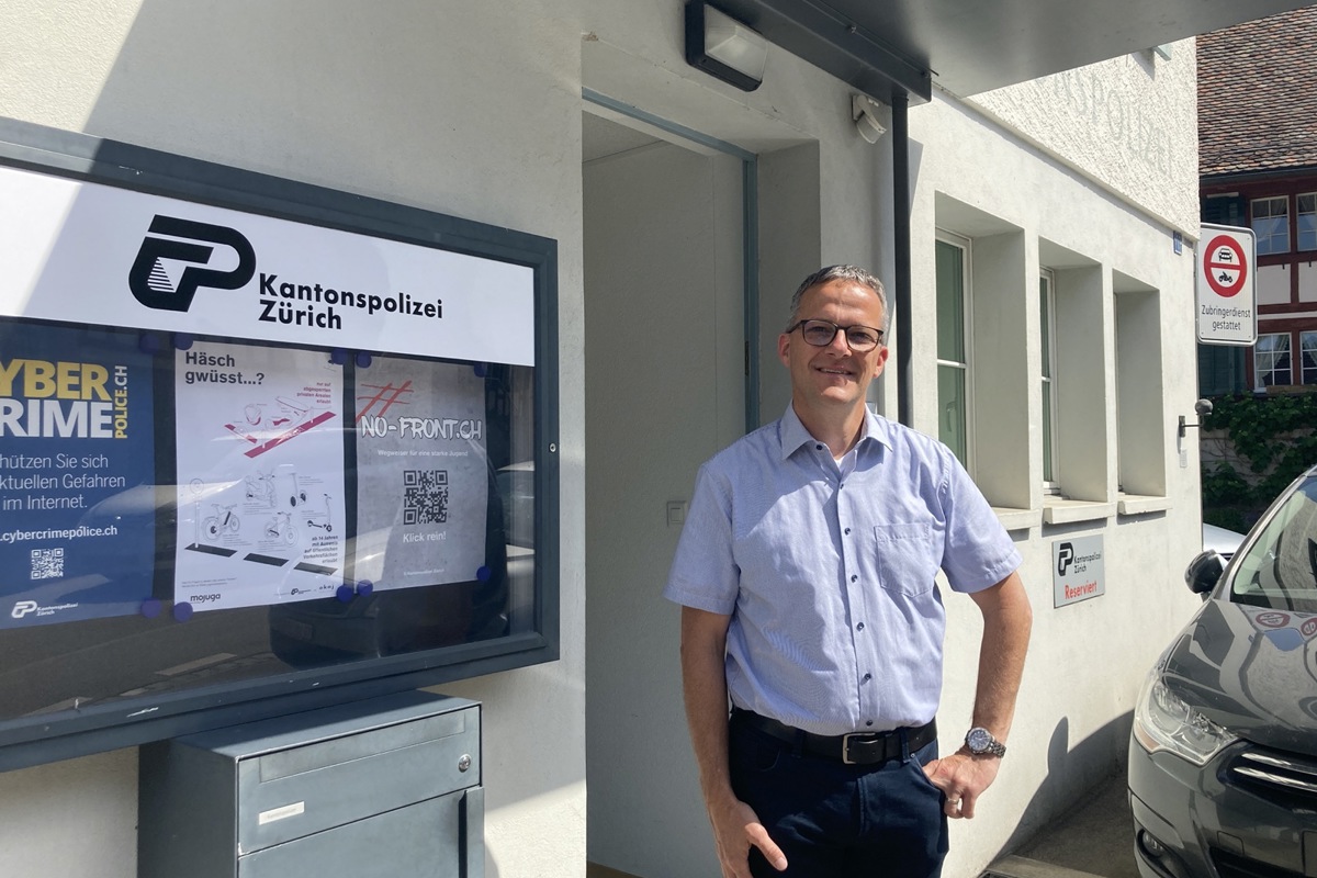 Der neue Bezirkschef Michel Burkhart attestiert dem Polizeidienst auf dem Land etliche Vorteile.
