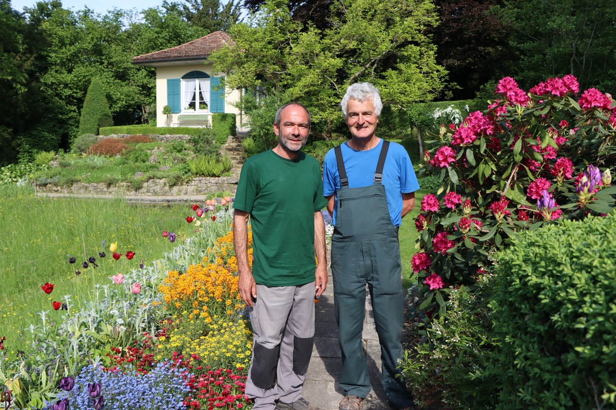 Lukas Roggensinger und Christian Rüegsegger nehmen sich genug Zeit für die Übergabe