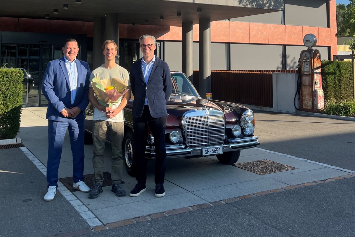 Von links: Verwaltungsratspräsident Roger Wiesendanger, Stefan Monsch und Athanasios Kadoglou.