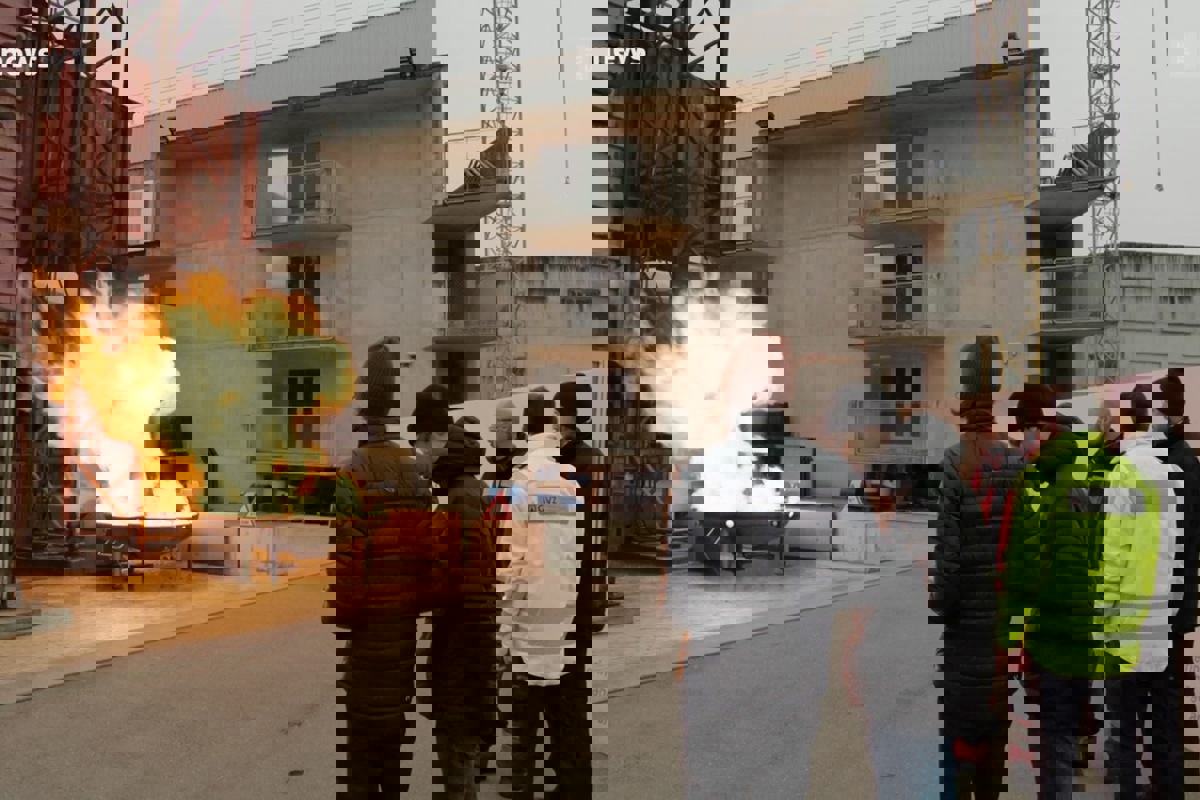 Die SRF-News-Sendung «10 vor 10» war dabei, als die Drohne im Ausbildungszentrum Andelfingen getestet wurde.