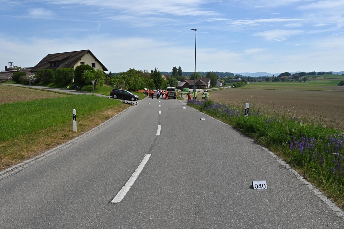 Die Unfallstelle.