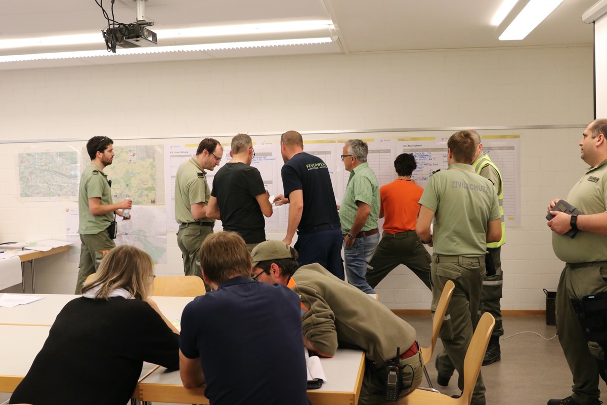 Auch die Zusammenarbeit verschiedener Organisationen und Gemeinden muss geübt werden