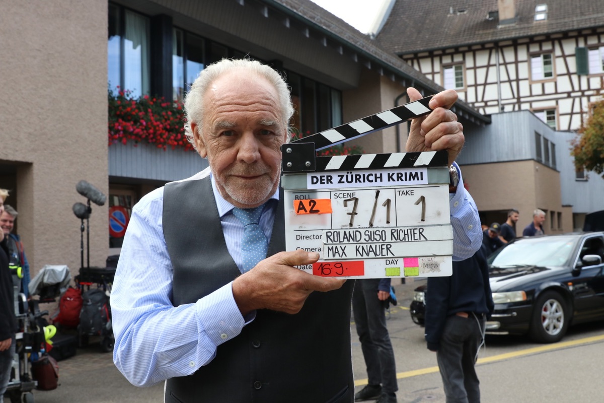 Christian Kohlund war in Andelfingen – oder Schönwil TG – als Anwalt Thomas Borchert unterwegs.