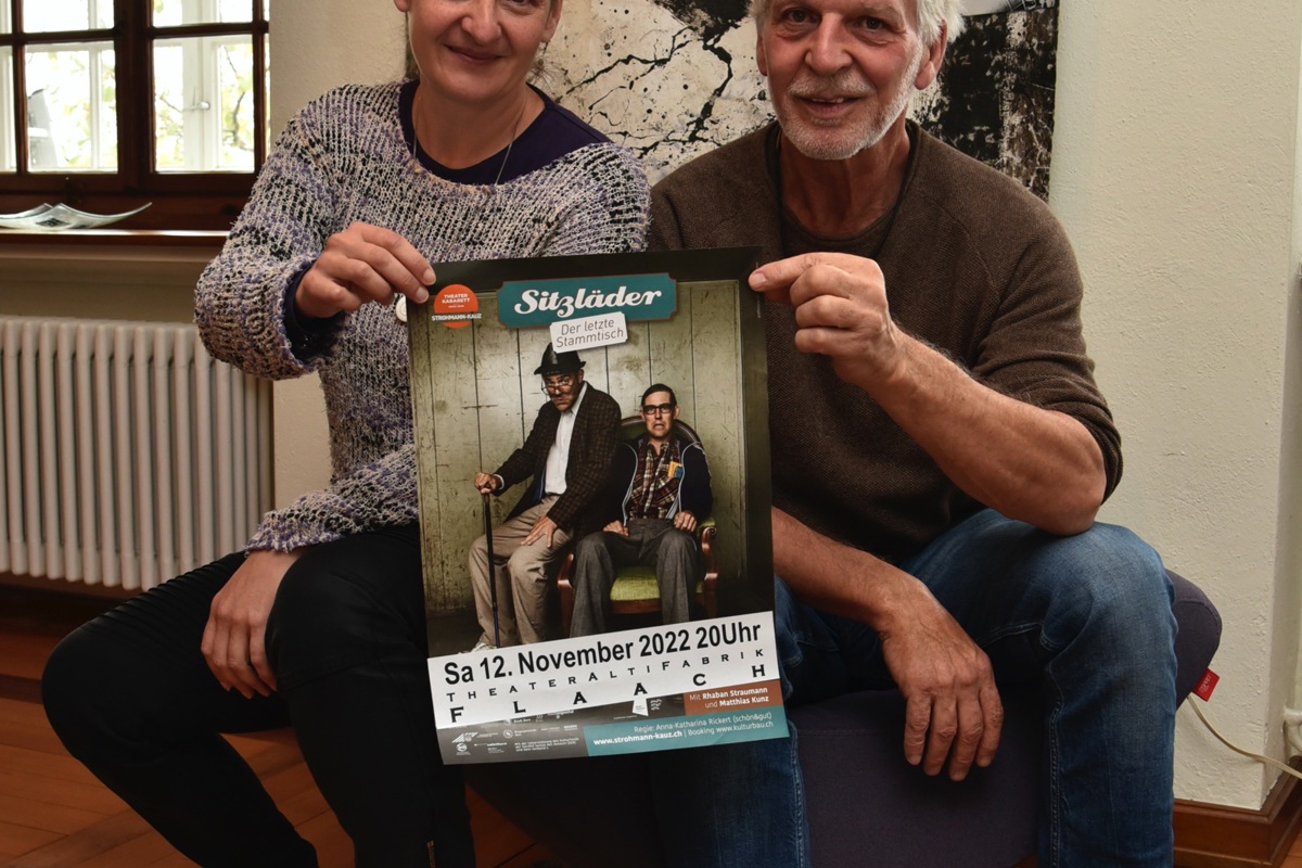 Katja Baumann und Simon Gisler hoffen dank Kleinkunst auf hohem Niveau auf steigende Besucherzahlen im Theater Alti Fabrik Flaach.