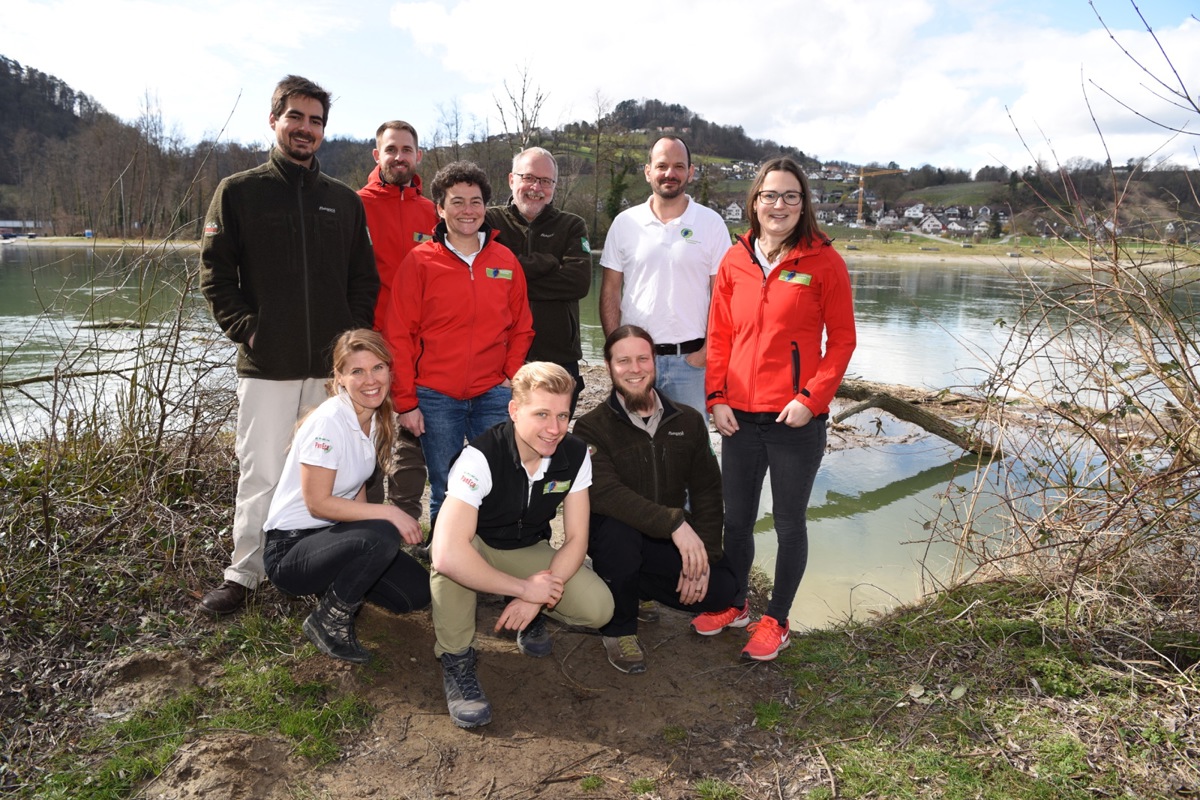 Das vereinte Team von Naturzentrum und Rangerdienst mit Bereichsleiter Rangerdienst
