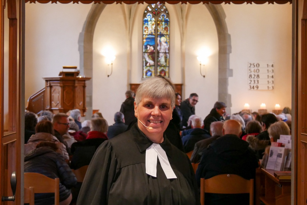 Ende Januar hielt Sylvia Walter ihren letzten Gottesdienst in der Kirche Laufen am Rheinfall ab.