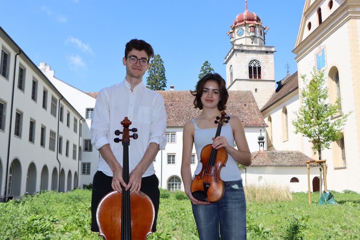 Johannes Gerstner und Marleen Gujer profitieren musikalisch und persönlich von der Meisterklasse.