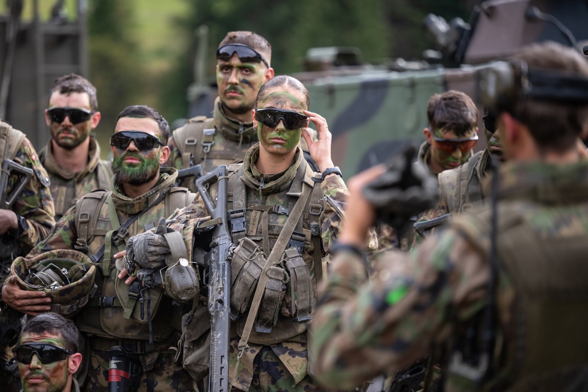 Um nicht in die Armee einrücken zu müssen