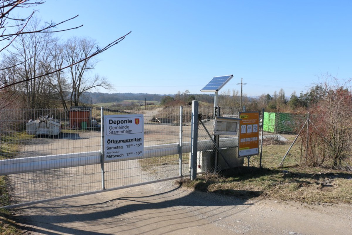 Nicht alle Stammheimer sind mit der Grüngutabfuhr ab 2022 einverstanden. Aktuell kann Gartenabraum noch in der Deponie Unterstammheim entsorgt werden.