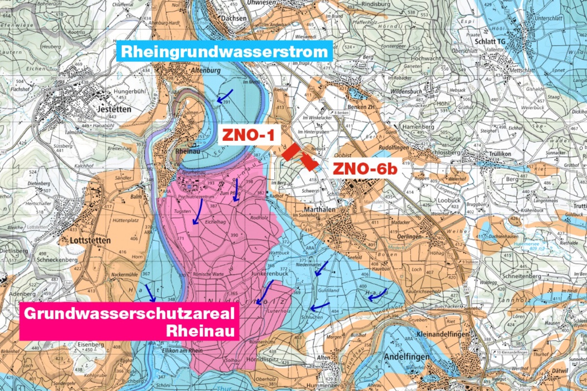 Das Weinland (Gebiet Zürich Nordost