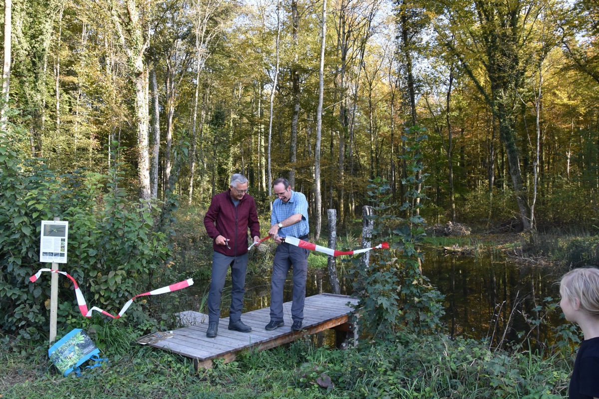 Die Präsidenten Matthias Griesser (Naturschutzverein